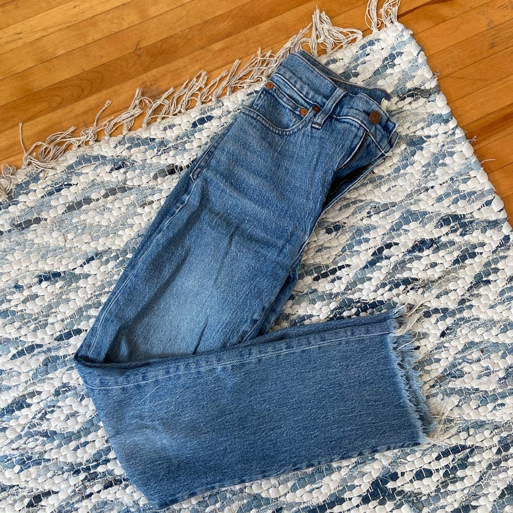 Perfect vintage cropped jean with fringe